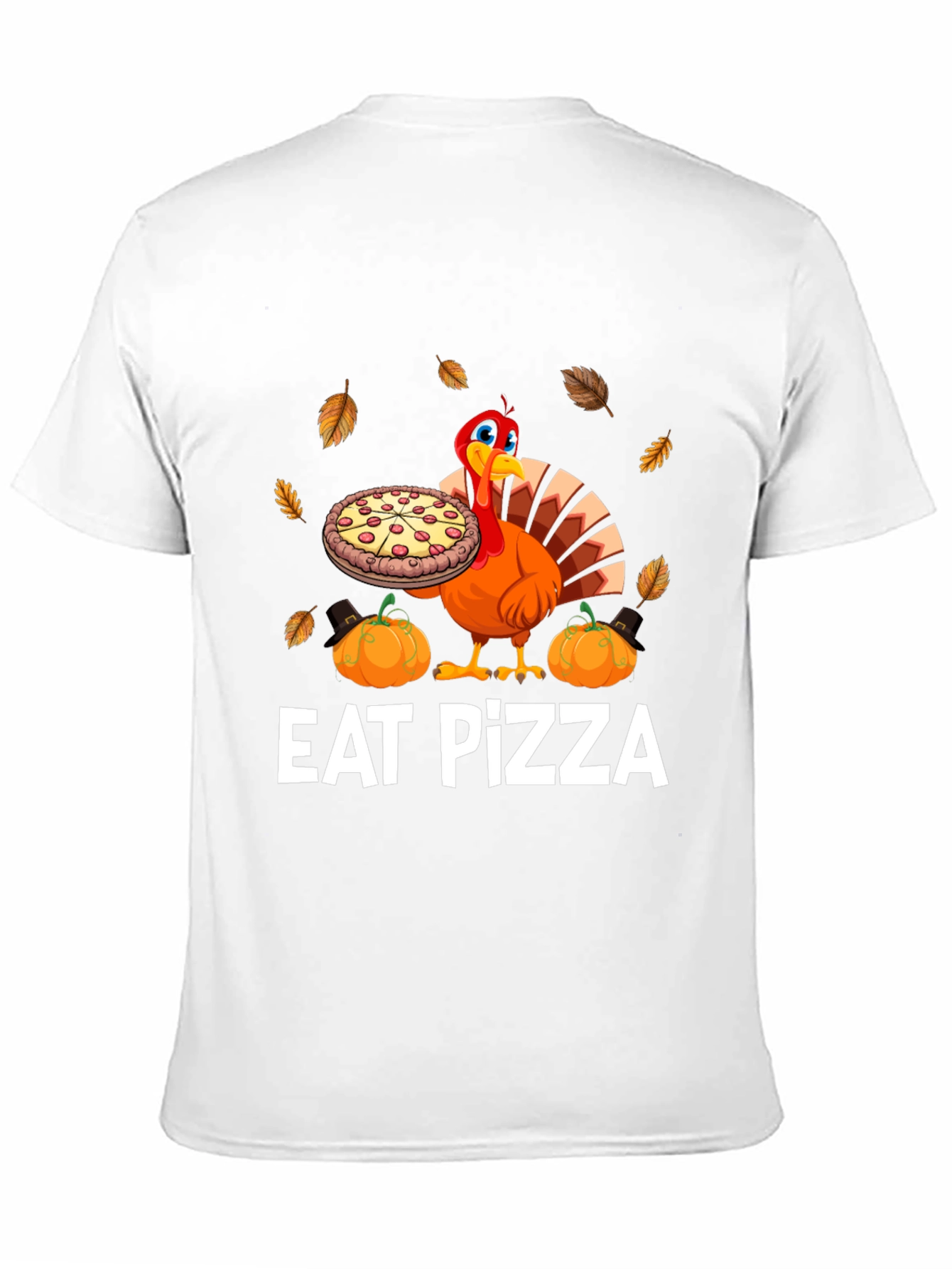 Eat Pizza Thanksgiving Turkey T-Shirt