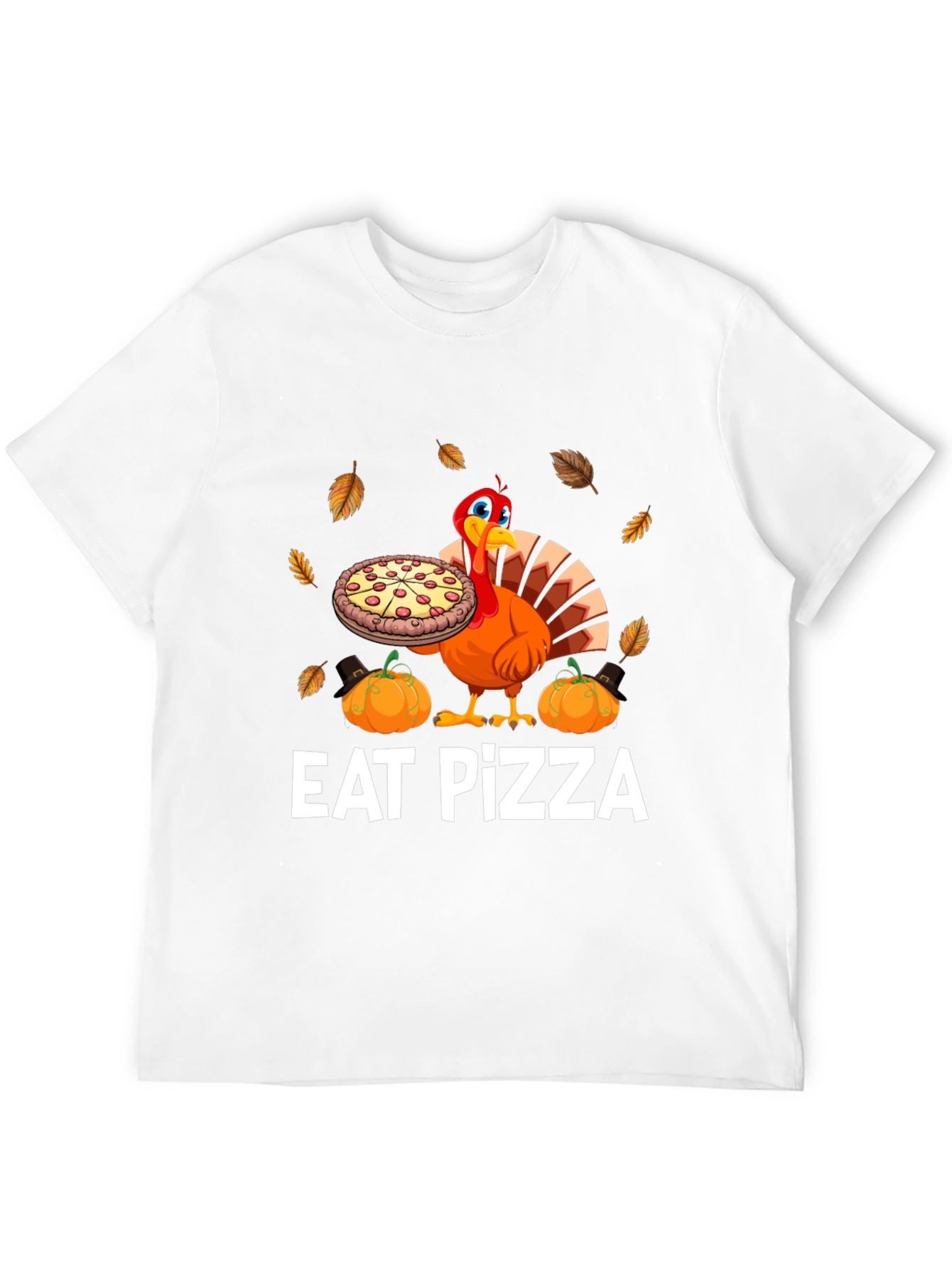 Eat Pizza Thanksgiving Turkey T-Shirt