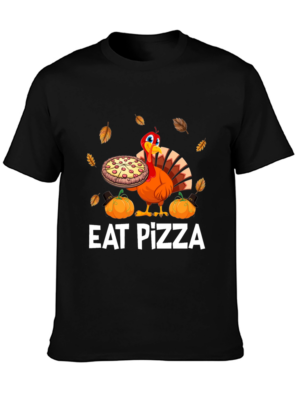 Eat Pizza Thanksgiving Turkey T-Shirt