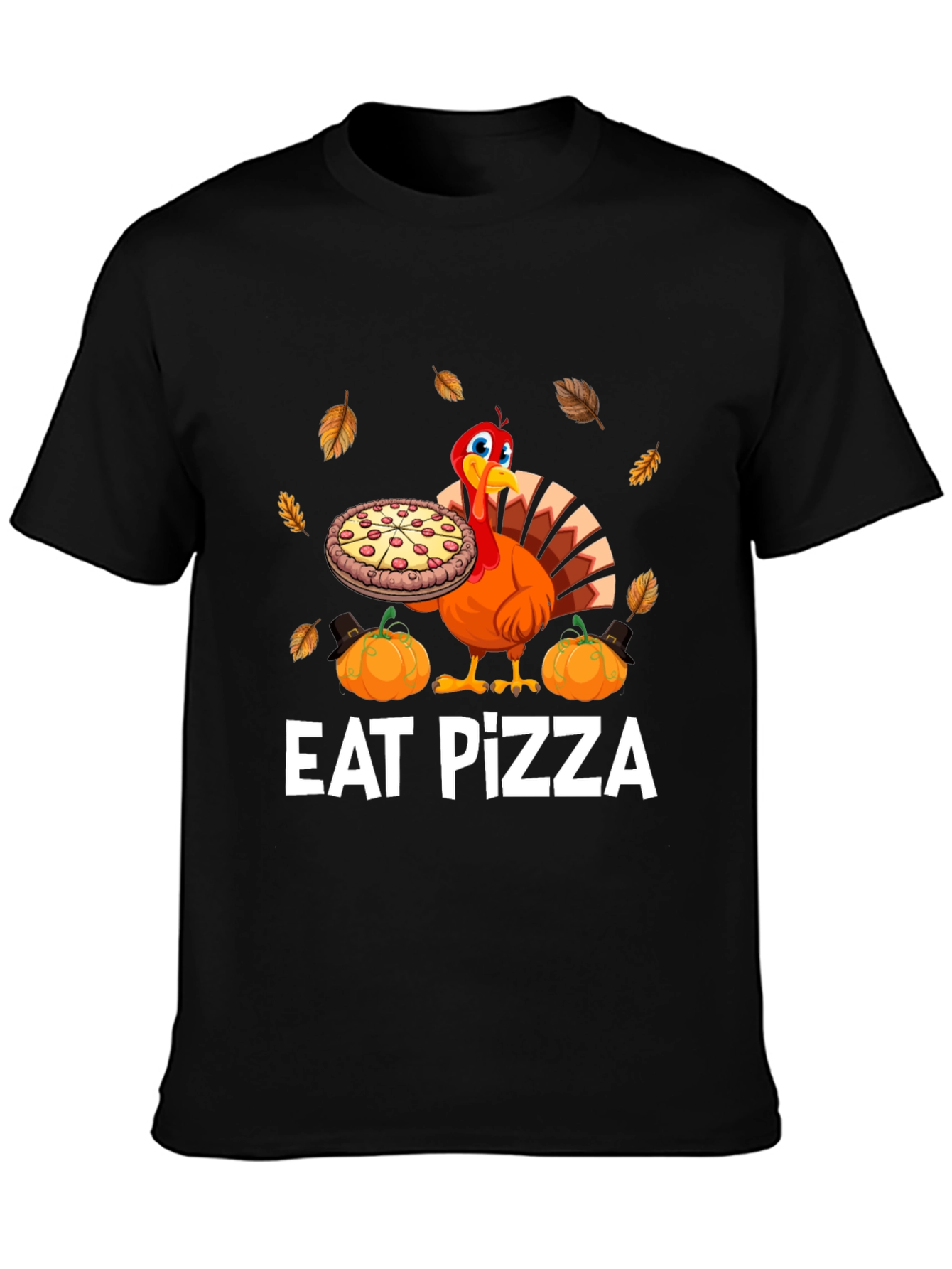 Eat Pizza Thanksgiving Turkey T-Shirt