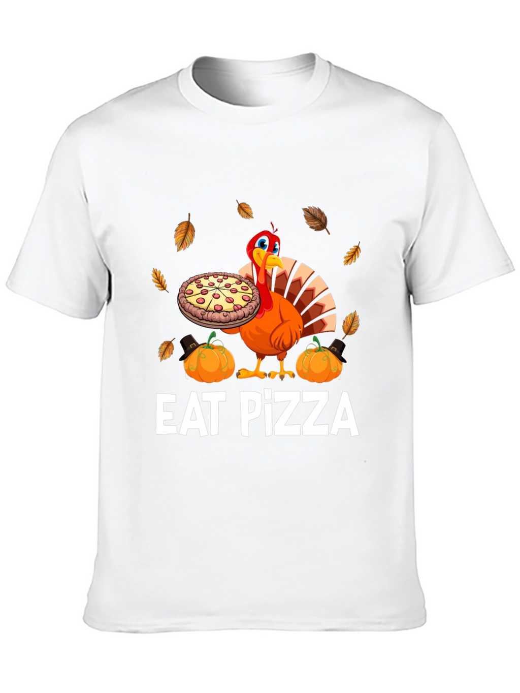 Eat Pizza Thanksgiving Turkey T-Shirt