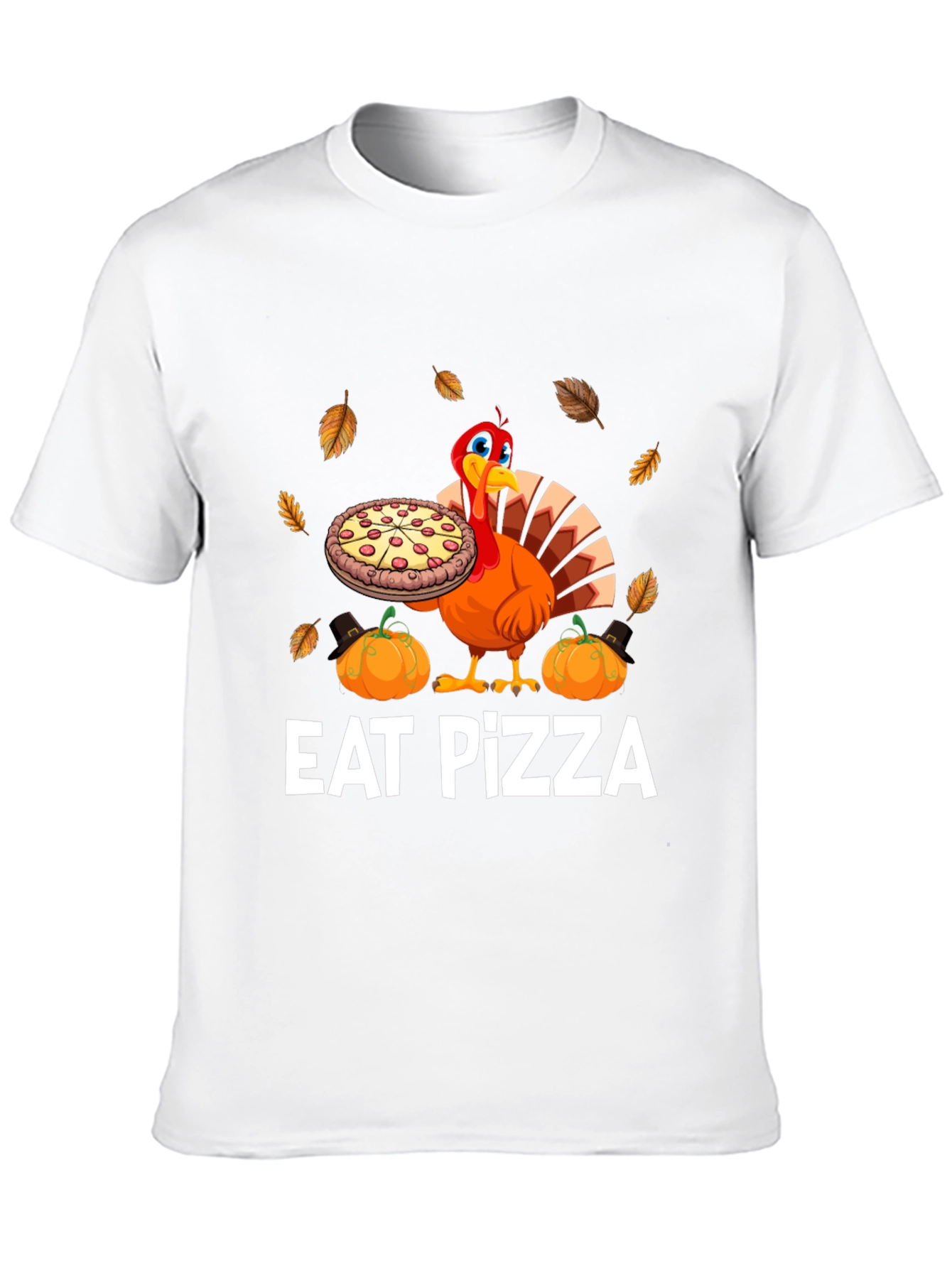 Eat Pizza Thanksgiving Turkey T-Shirt