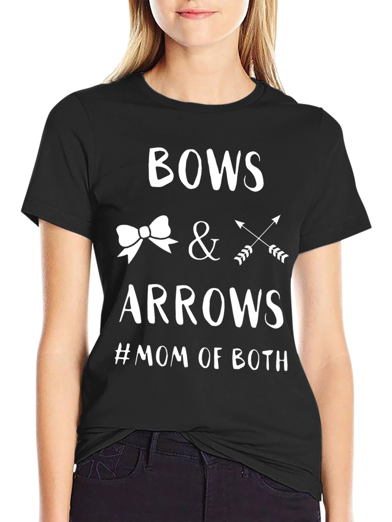 Bows & Arrows Mom T-Shirt - Cute Gift for Mom