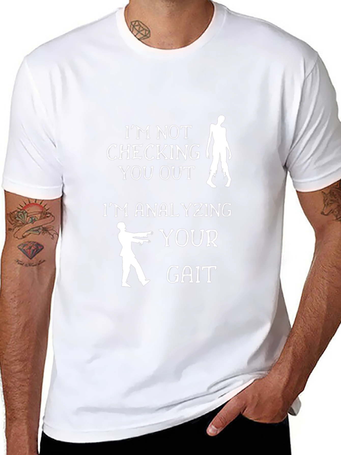 Zombie Gait T-Shirt - Funny Walking Dead Tee