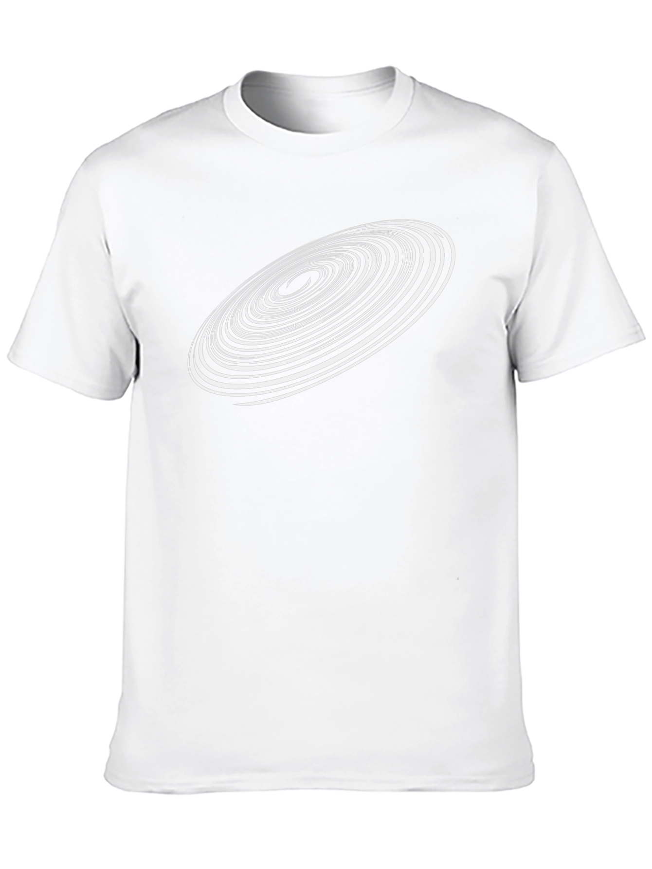 Black Hole Spiral Graphic Tee - Stylish & Unique Design
