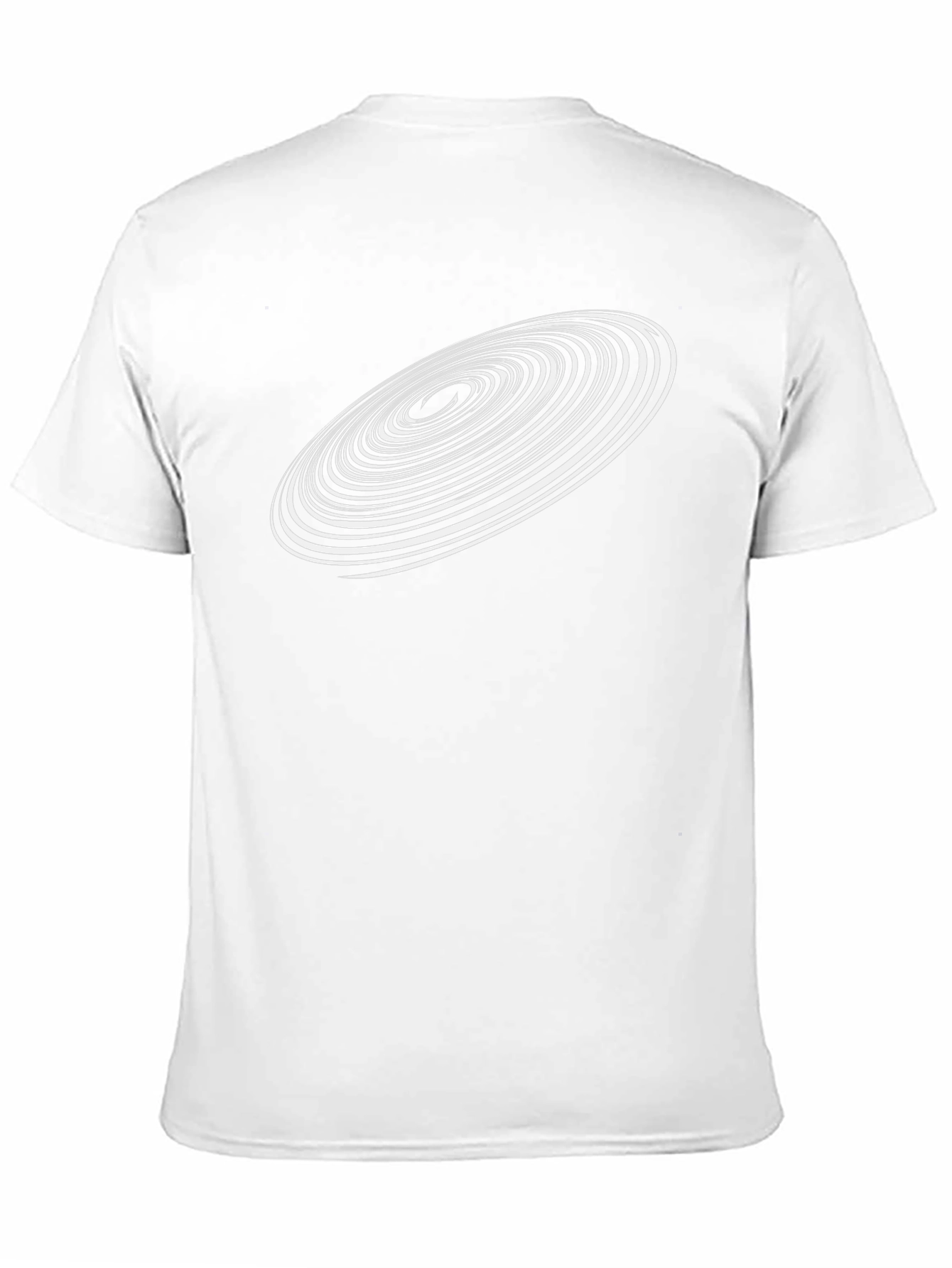Black Hole Spiral Graphic Tee - Stylish & Unique Design