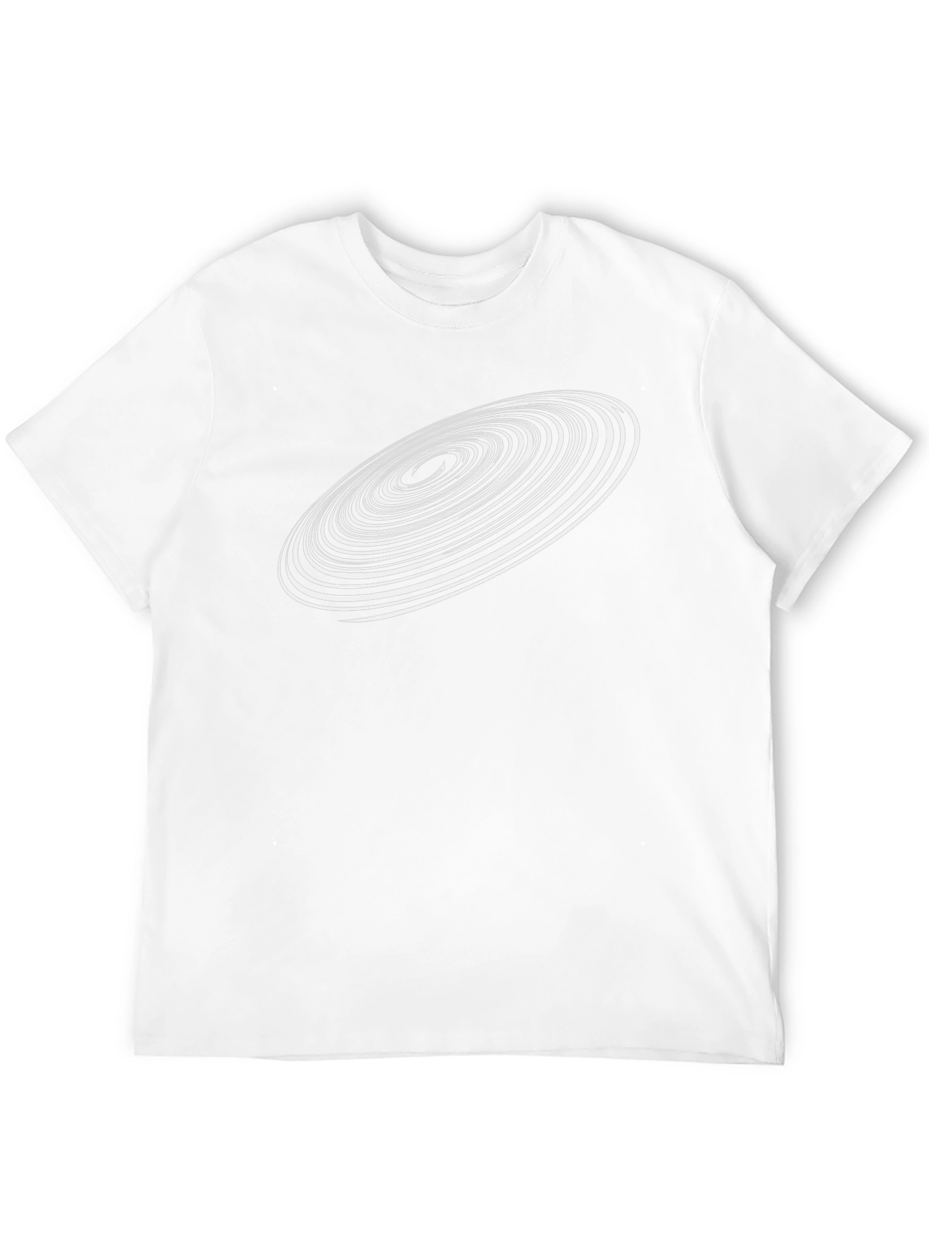 Black Hole Spiral Graphic Tee - Stylish & Unique Design