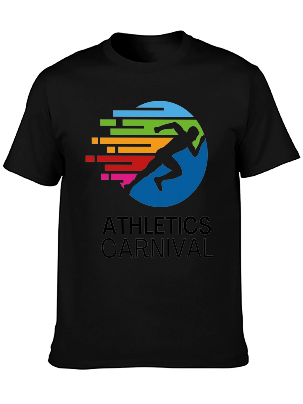 Athletics Carnival Graphic Tee - Black