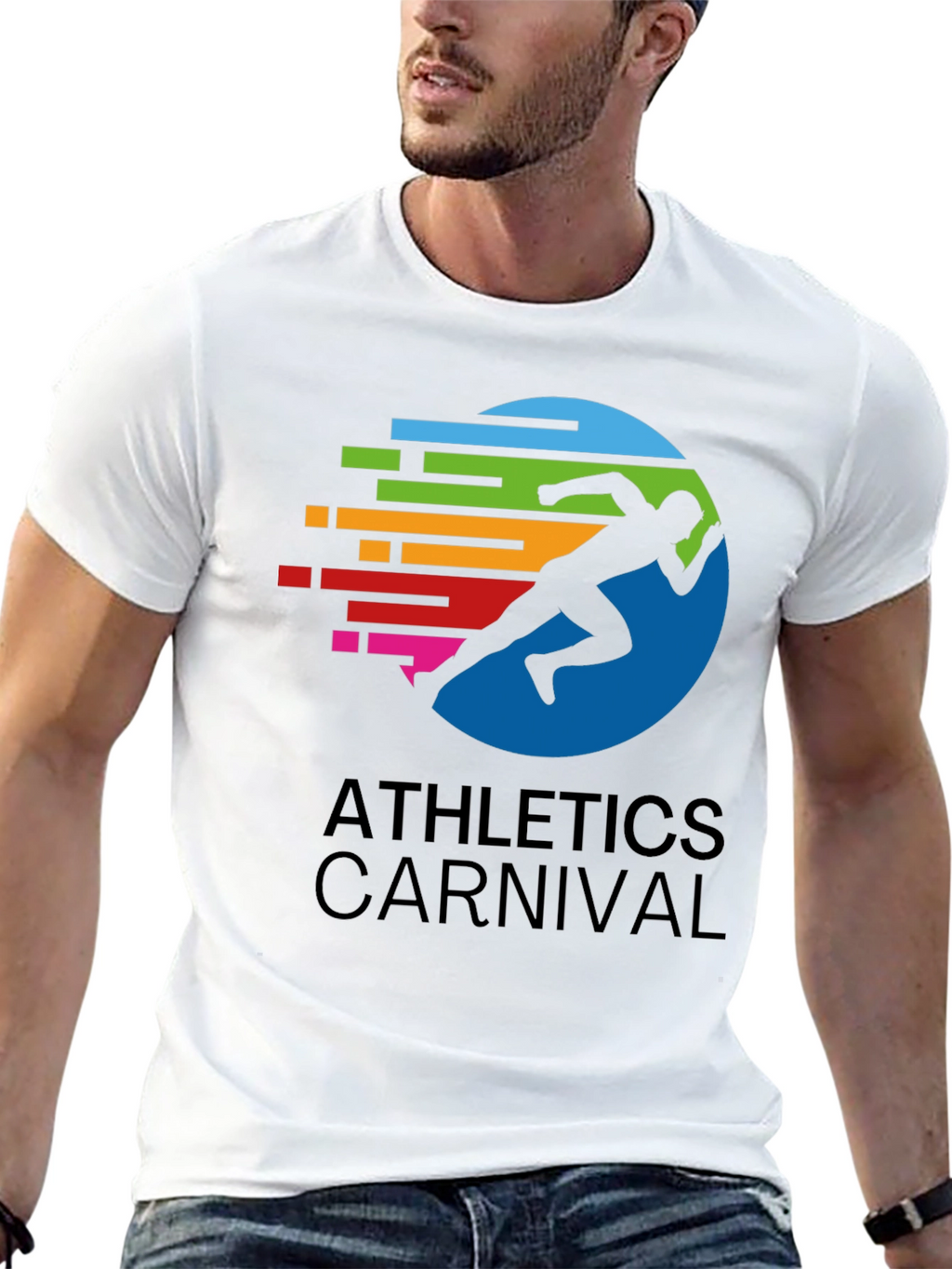 Athletics Carnival Graphic Tee - Black