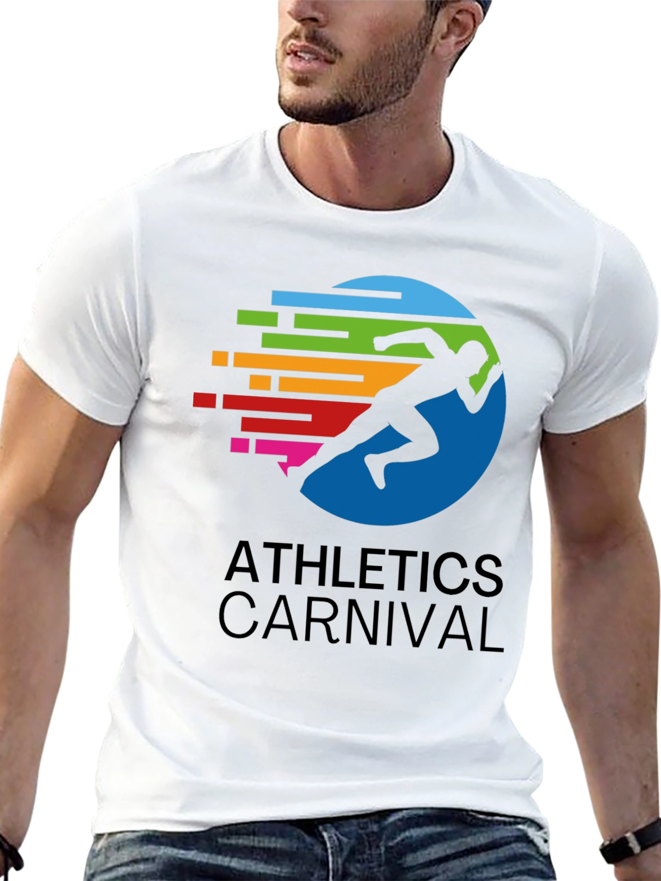 Athletics Carnival Graphic Tee - Black