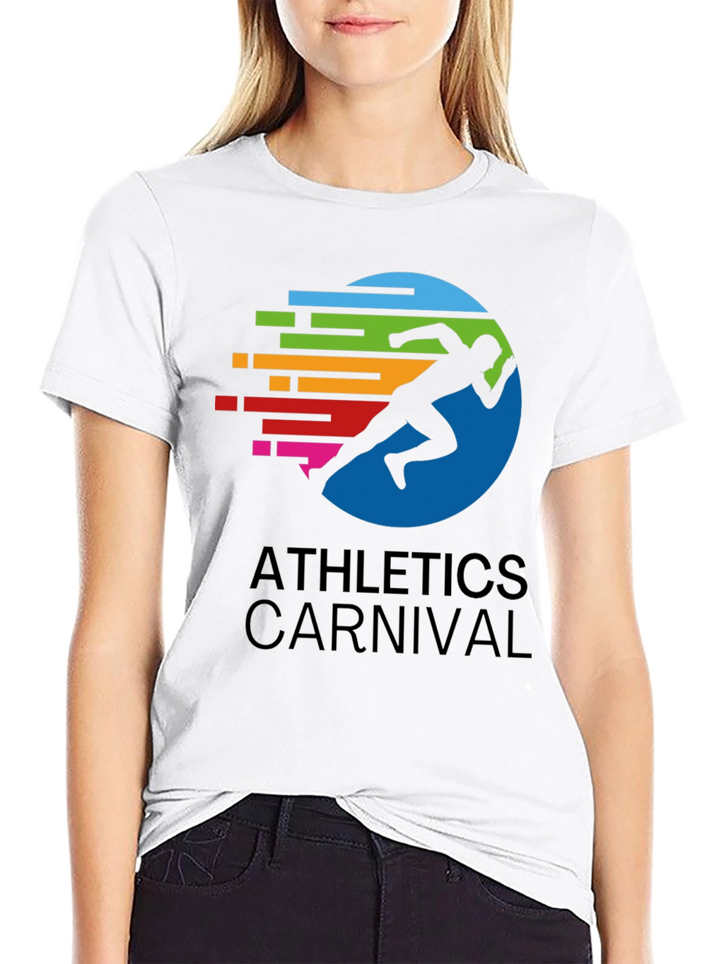 Athletics Carnival Graphic Tee - Black