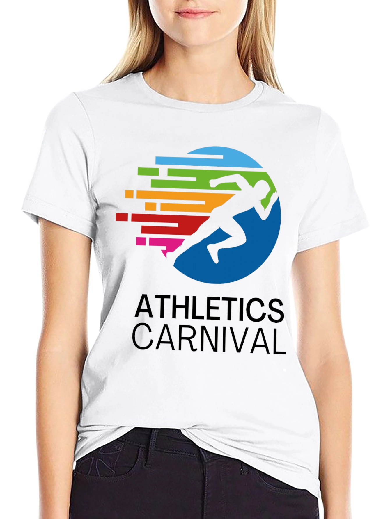 Athletics Carnival Graphic Tee - Black