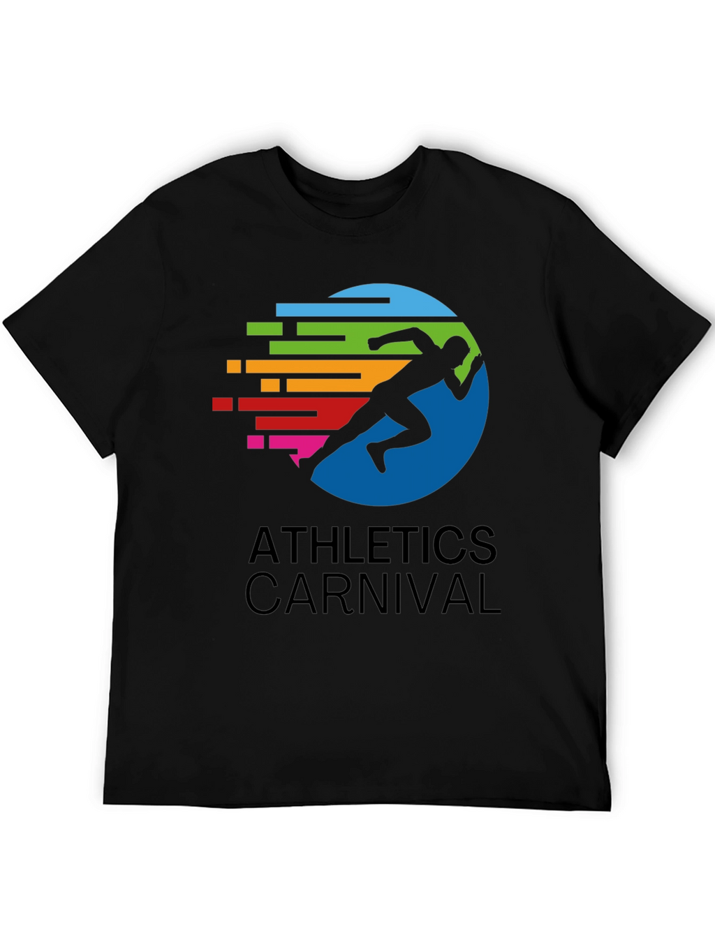 Athletics Carnival Graphic Tee - Black
