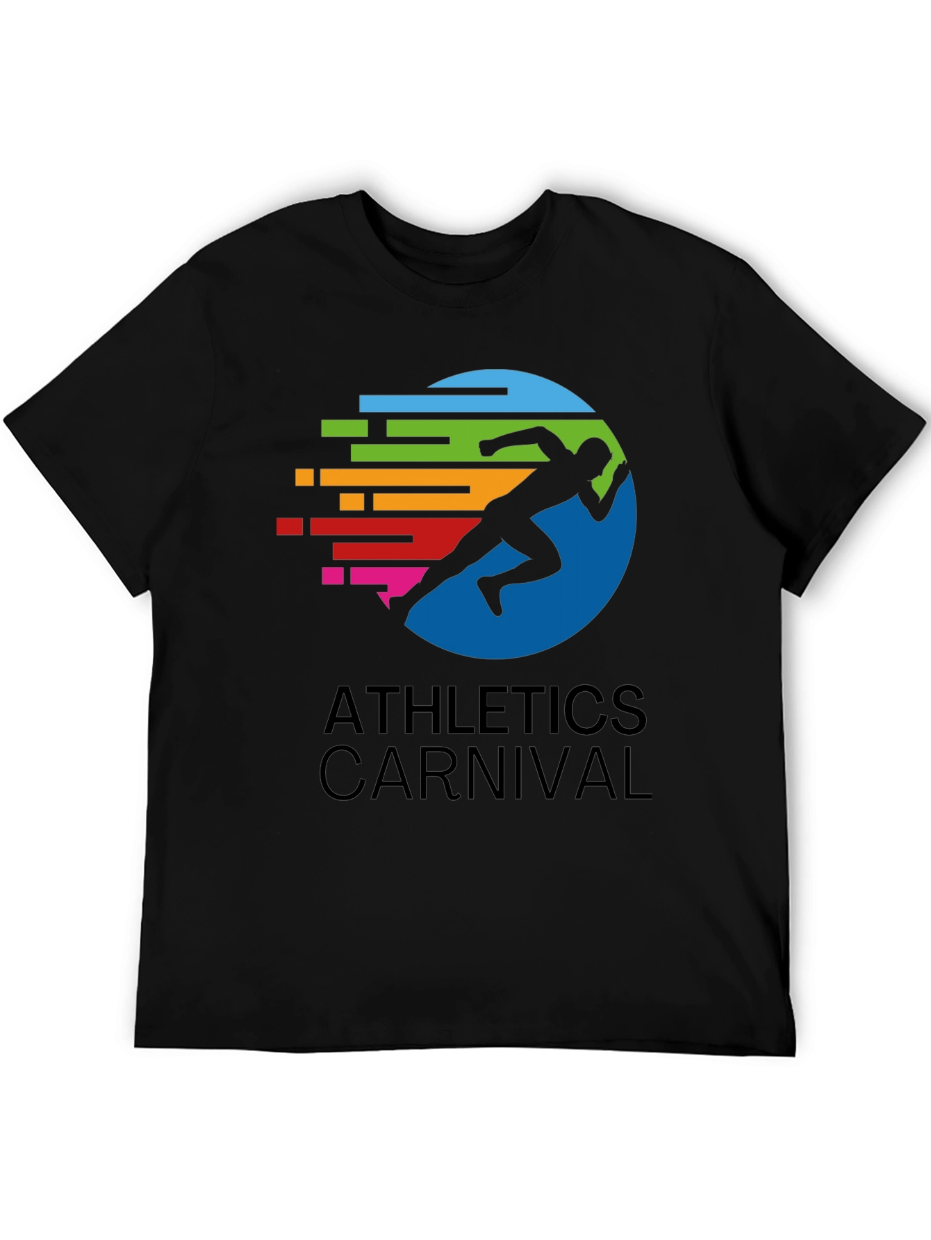 Athletics Carnival Graphic Tee - Black