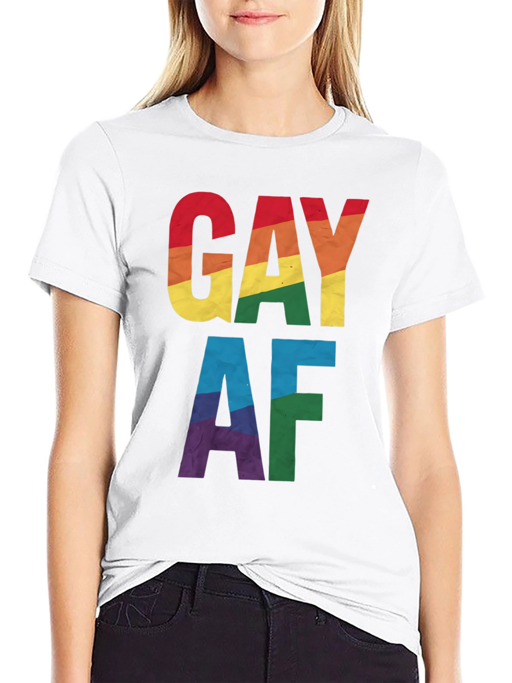 Gay AF Rainbow Pride T-Shirt