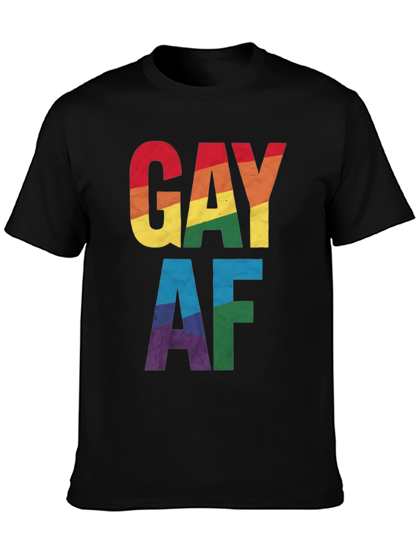 Gay AF Rainbow Pride T-Shirt