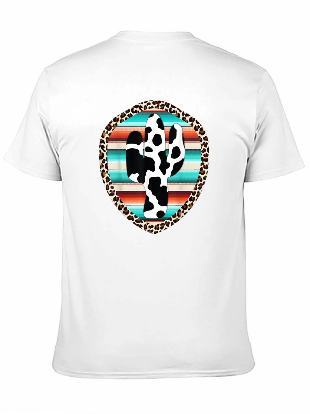 Cow Print Cactus Graphic Tee