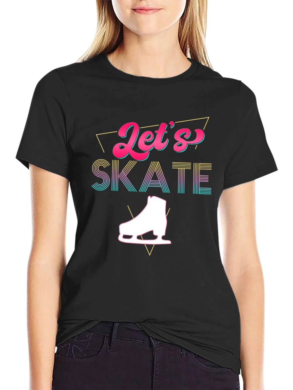 Lets Skate Graphic T-Shirt - Retro Design