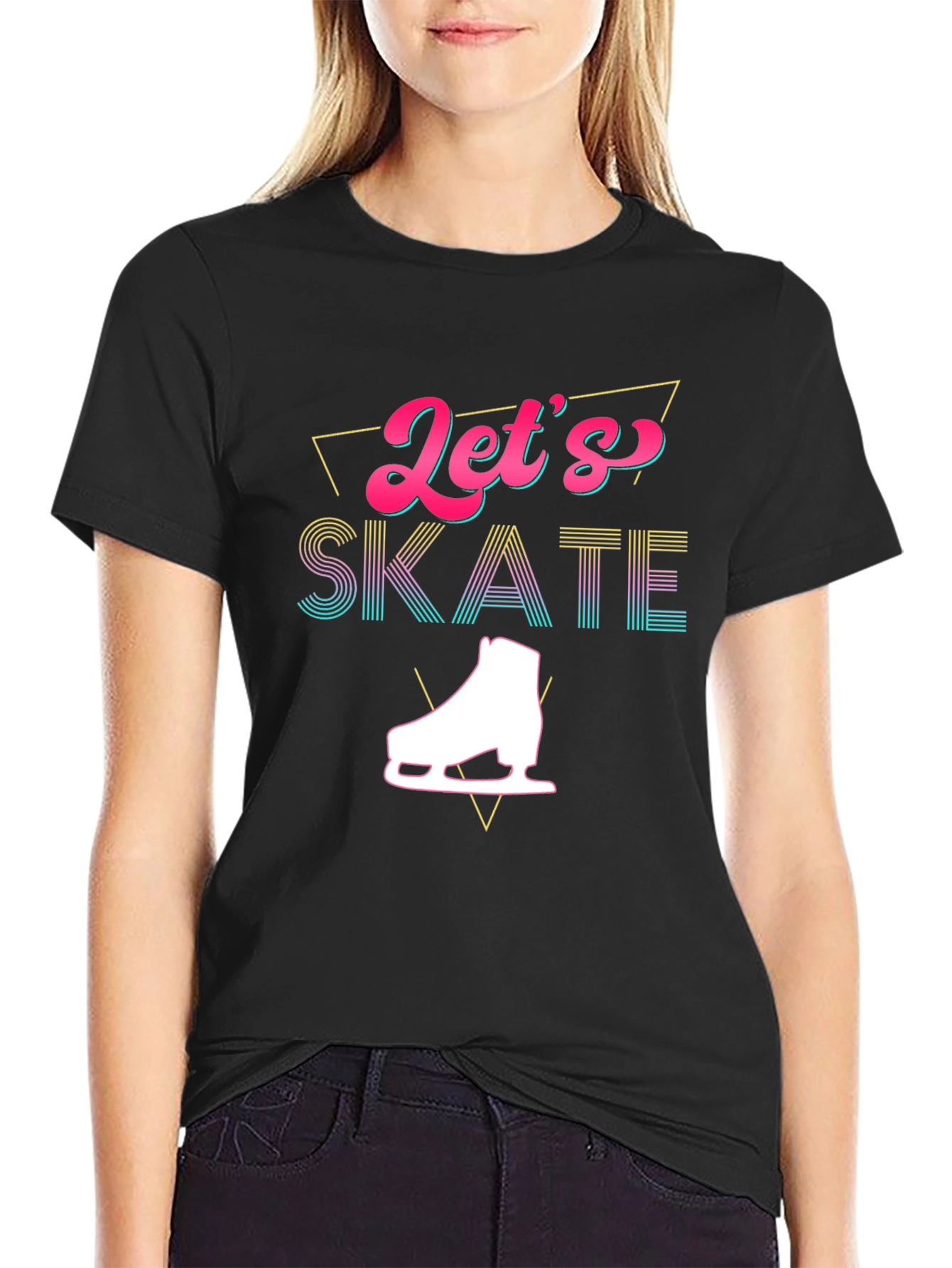Lets Skate Graphic T-Shirt - Retro Design