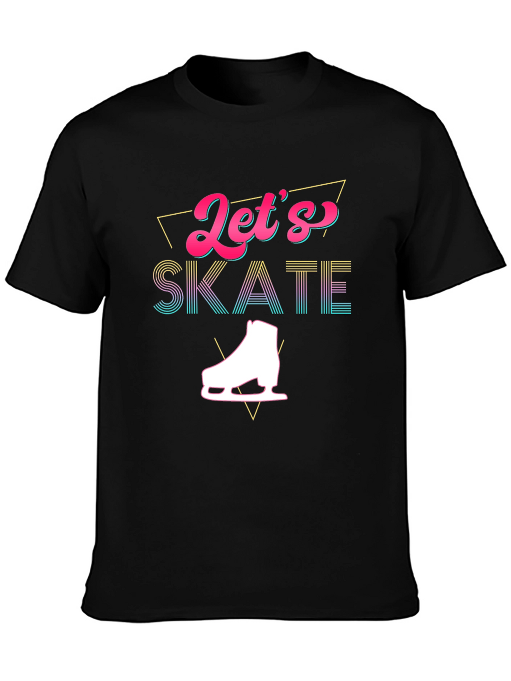 Lets Skate Graphic T-Shirt - Retro Design