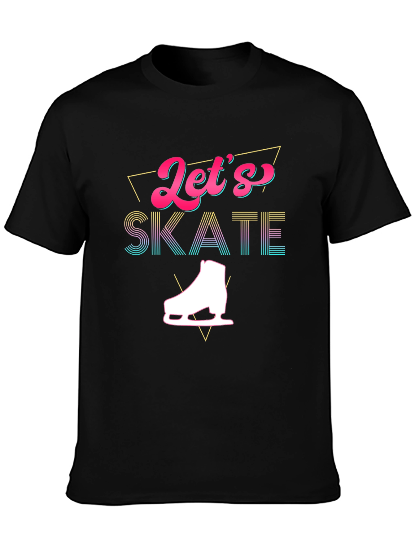 Lets Skate Graphic T-Shirt - Retro Design