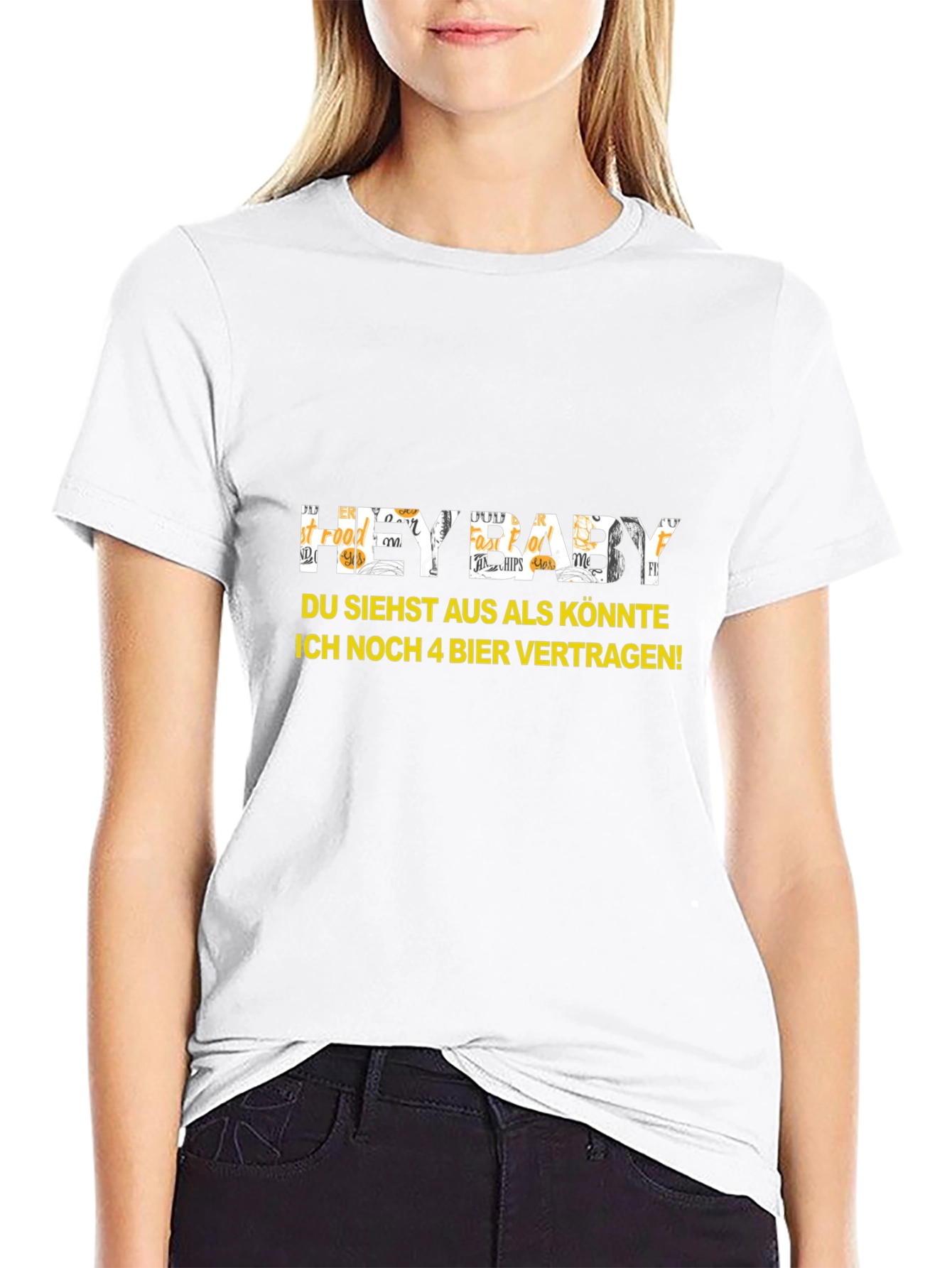 Hey Baby! Funny German Beer T-Shirt