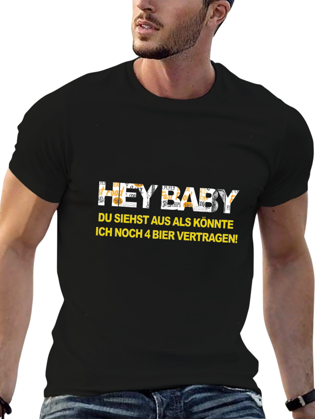 Hey Baby! Funny German Beer T-Shirt