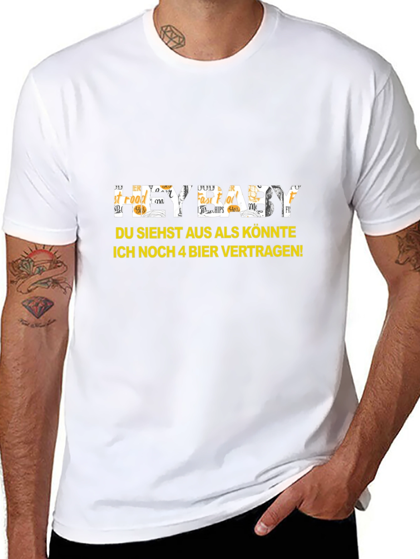 Hey Baby! Funny German Beer T-Shirt