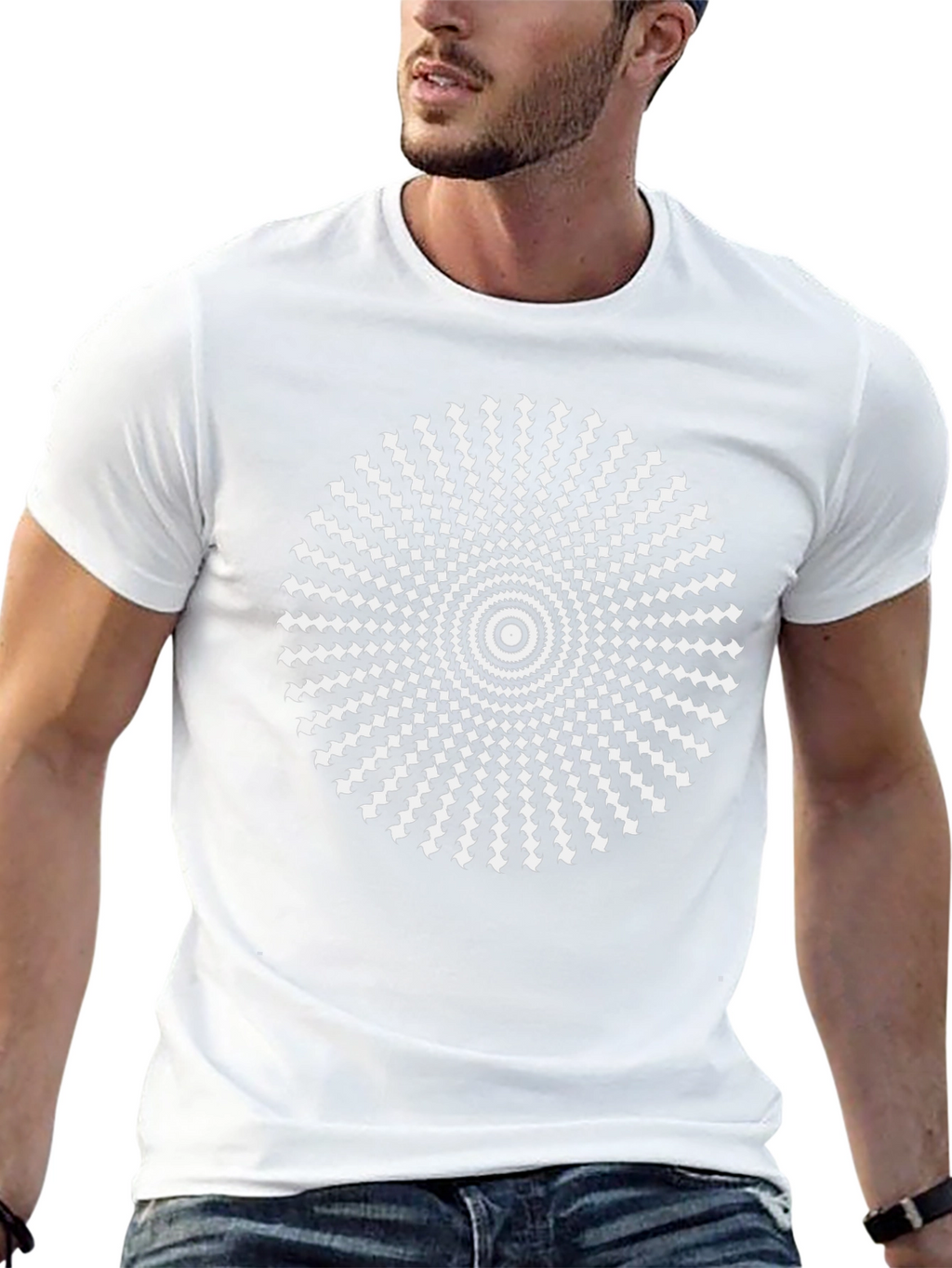 Hypnotic Illusion Graphic Tee
