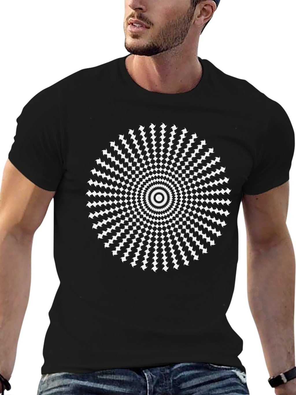 Hypnotic Illusion Graphic Tee