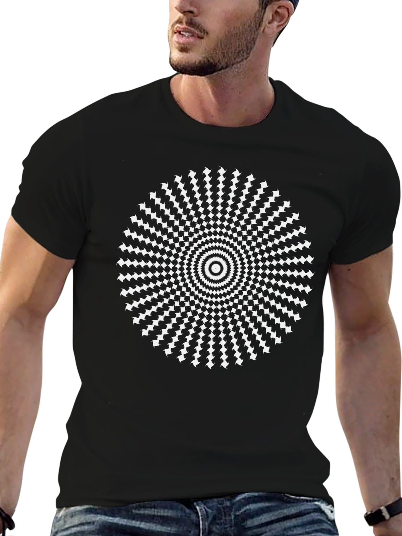 Hypnotic Illusion Graphic Tee