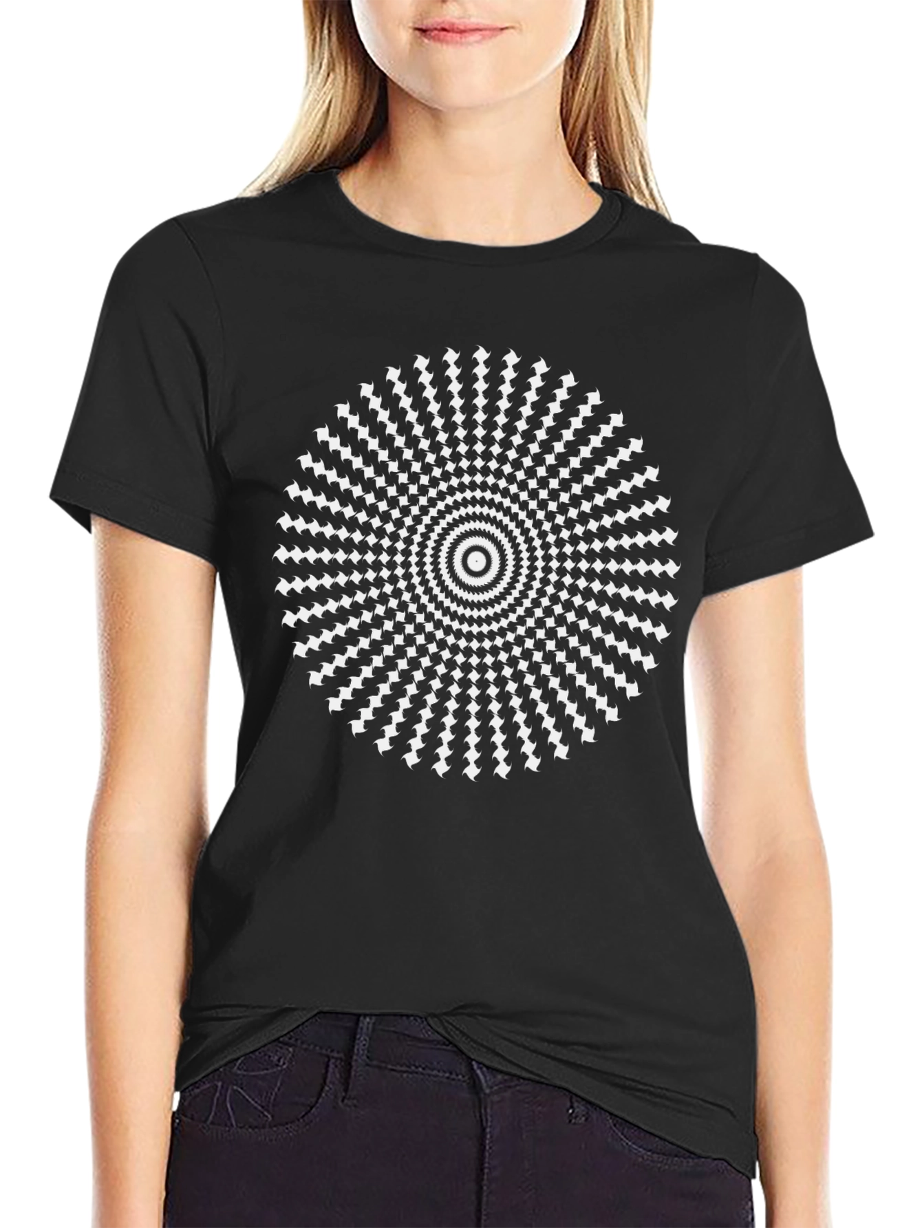 Hypnotic Illusion Graphic Tee