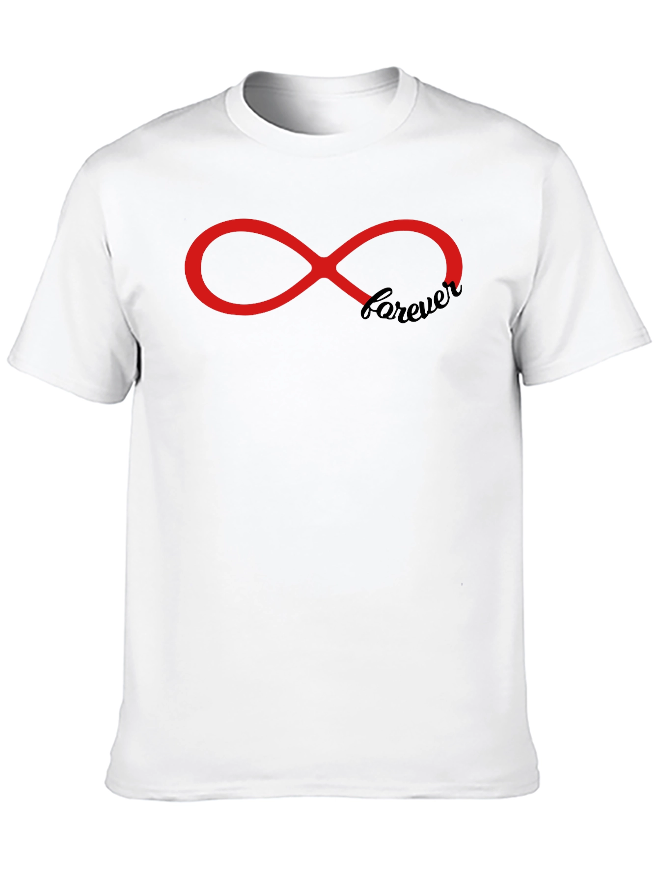 Forever Infinity Symbol Graphic Print T-Shirt - Unisex