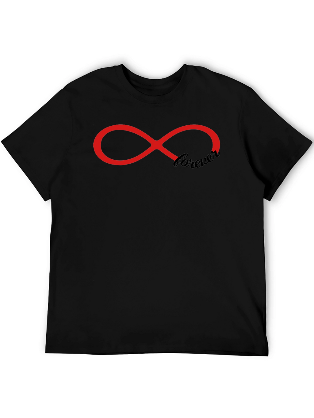 Forever Infinity Symbol Graphic Print T-Shirt - Unisex