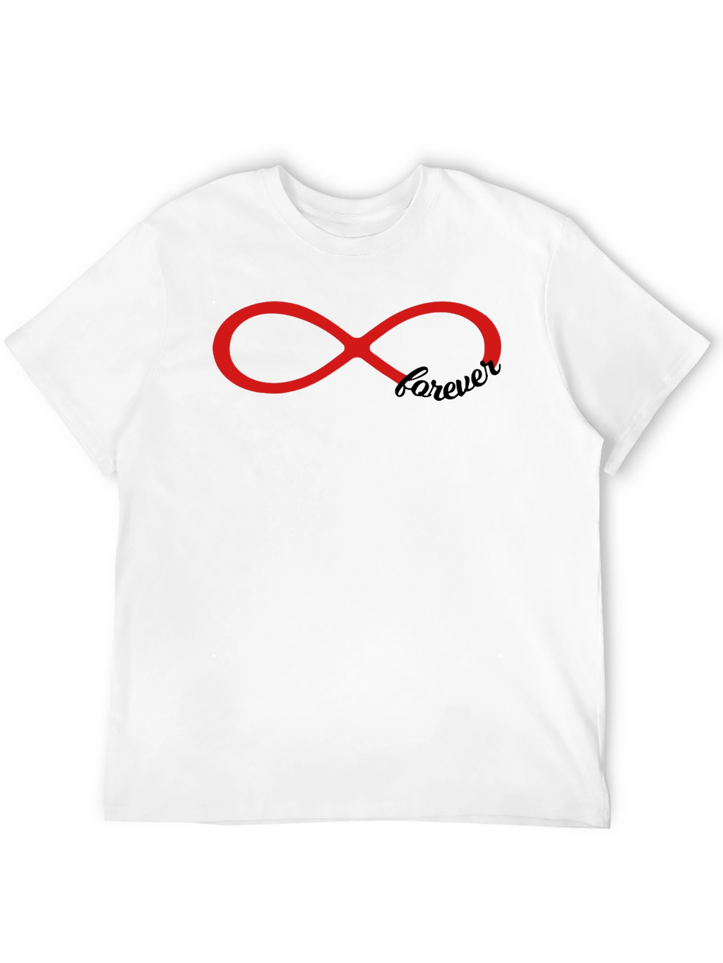 Forever Infinity Symbol Graphic Print T-Shirt - Unisex
