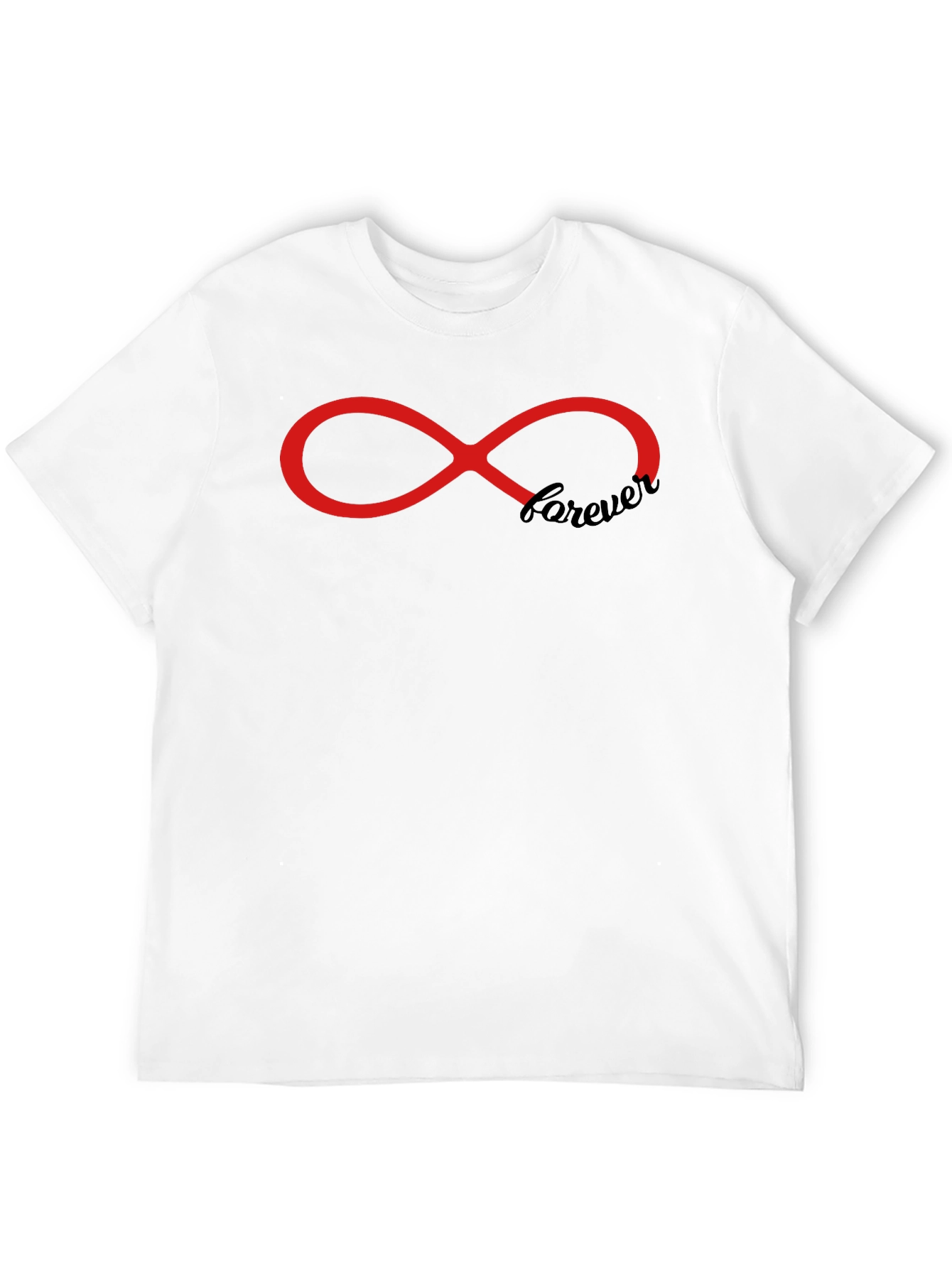 Forever Infinity Symbol Graphic Print T-Shirt - Unisex