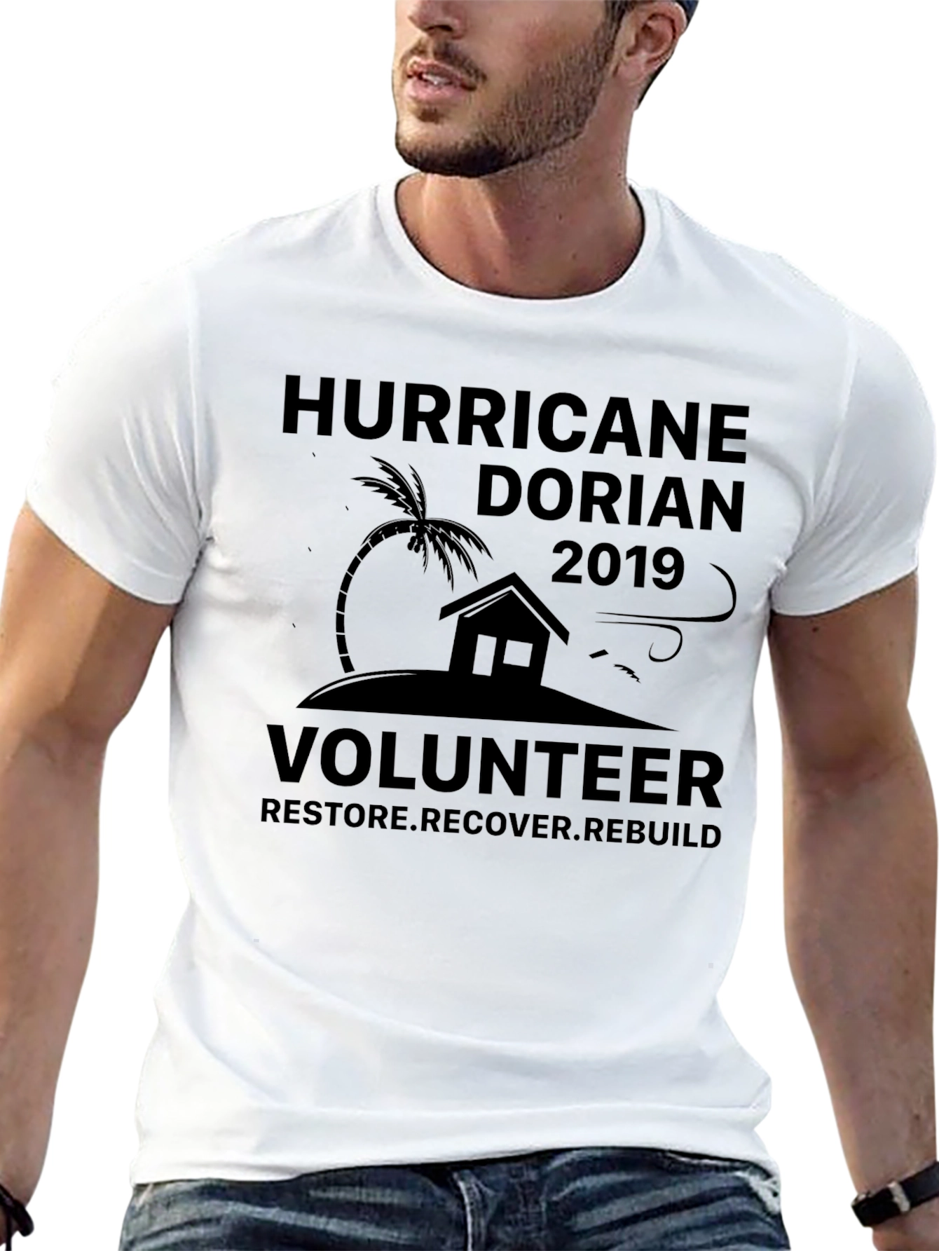 Hurricane Dorian 2019 Volunteer T-Shirt