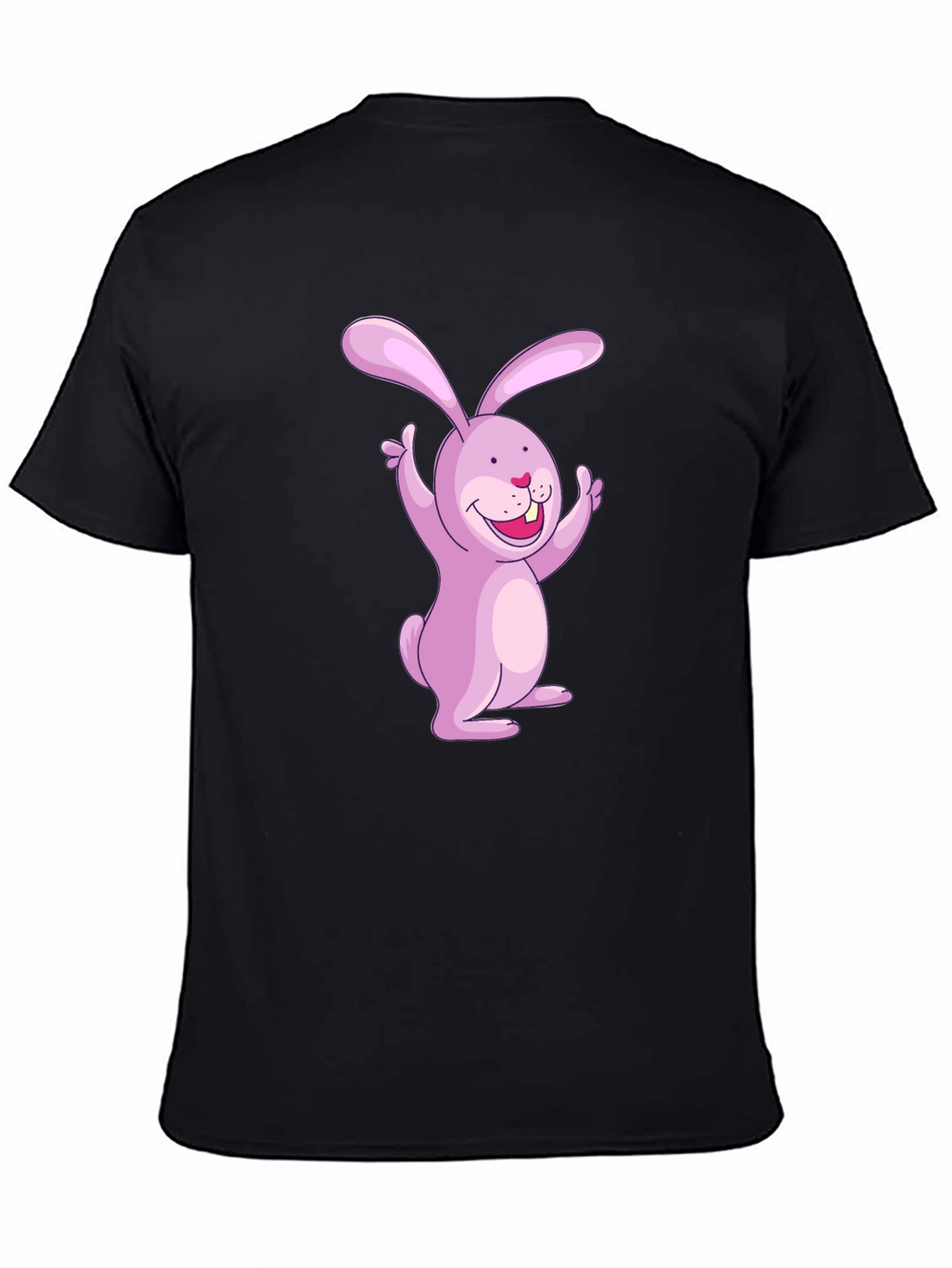 Bunny Graphic Black T-Shirt