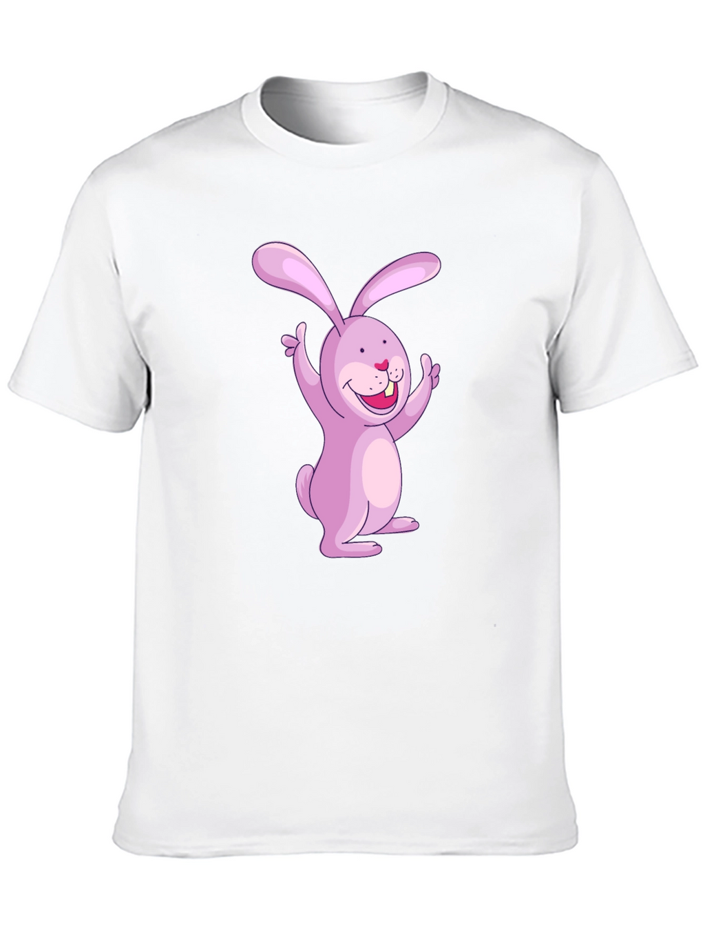 Bunny Graphic Black T-Shirt