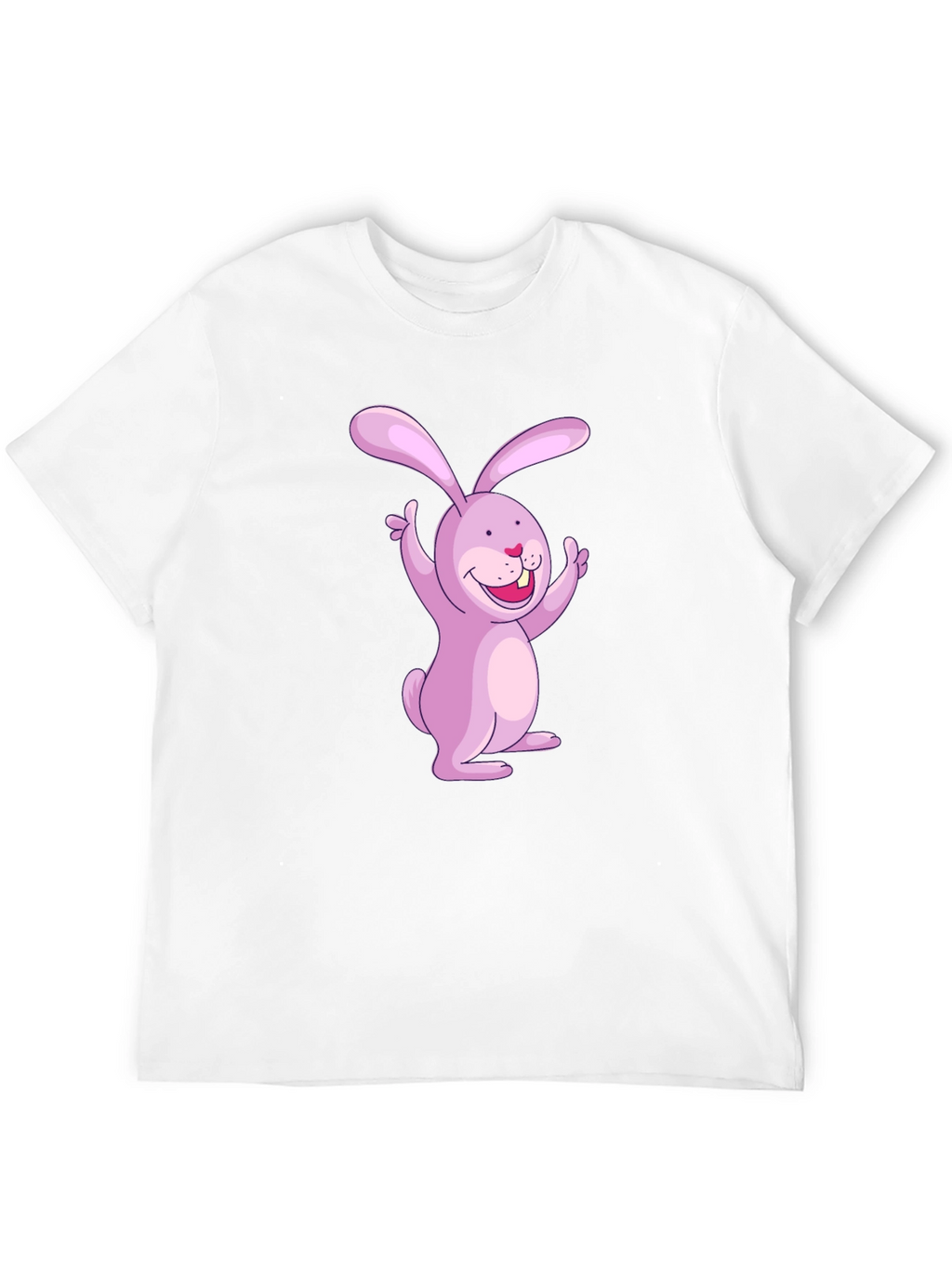 Bunny Graphic Black T-Shirt