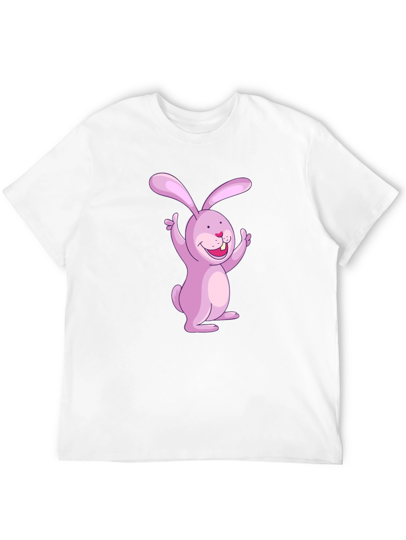 Bunny Graphic Black T-Shirt