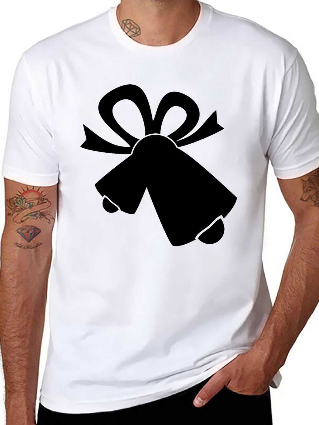 Holiday Bells Graphic Tee - Soft Cotton Unisex Fit
