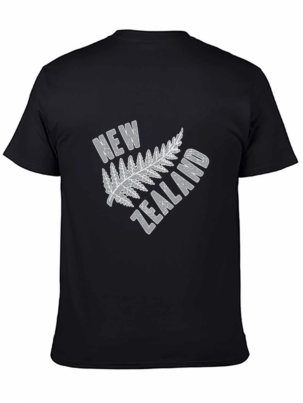 New Zealand Fern Graphic Tee - Black