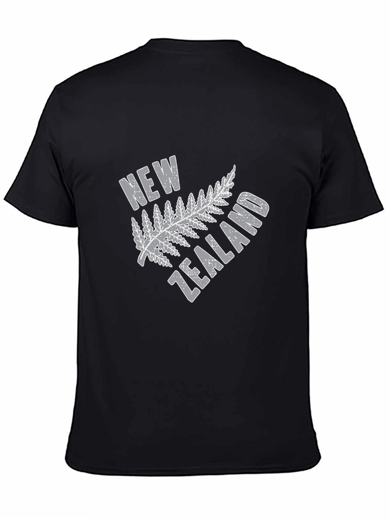 New Zealand Fern Graphic Tee - Black