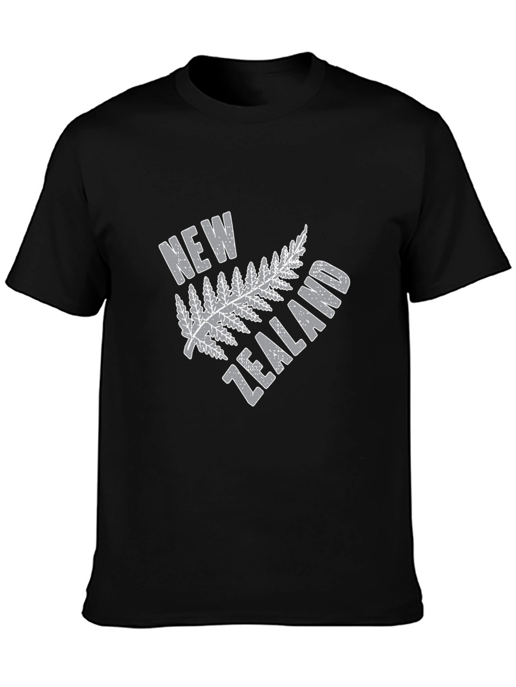 New Zealand Fern Graphic Tee - Black