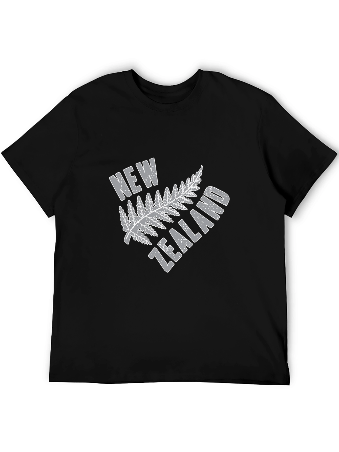 New Zealand Fern Graphic Tee - Black