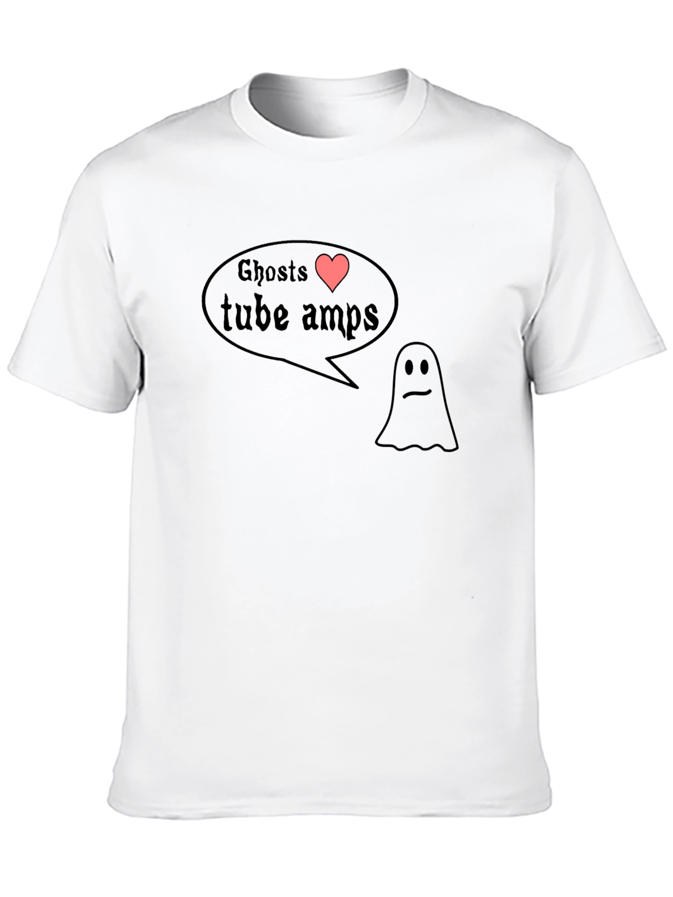 Ghosts Love Tube Amps Graphic T-Shirt