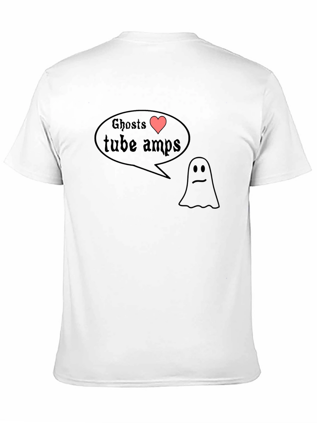 Ghosts Love Tube Amps Graphic T-Shirt