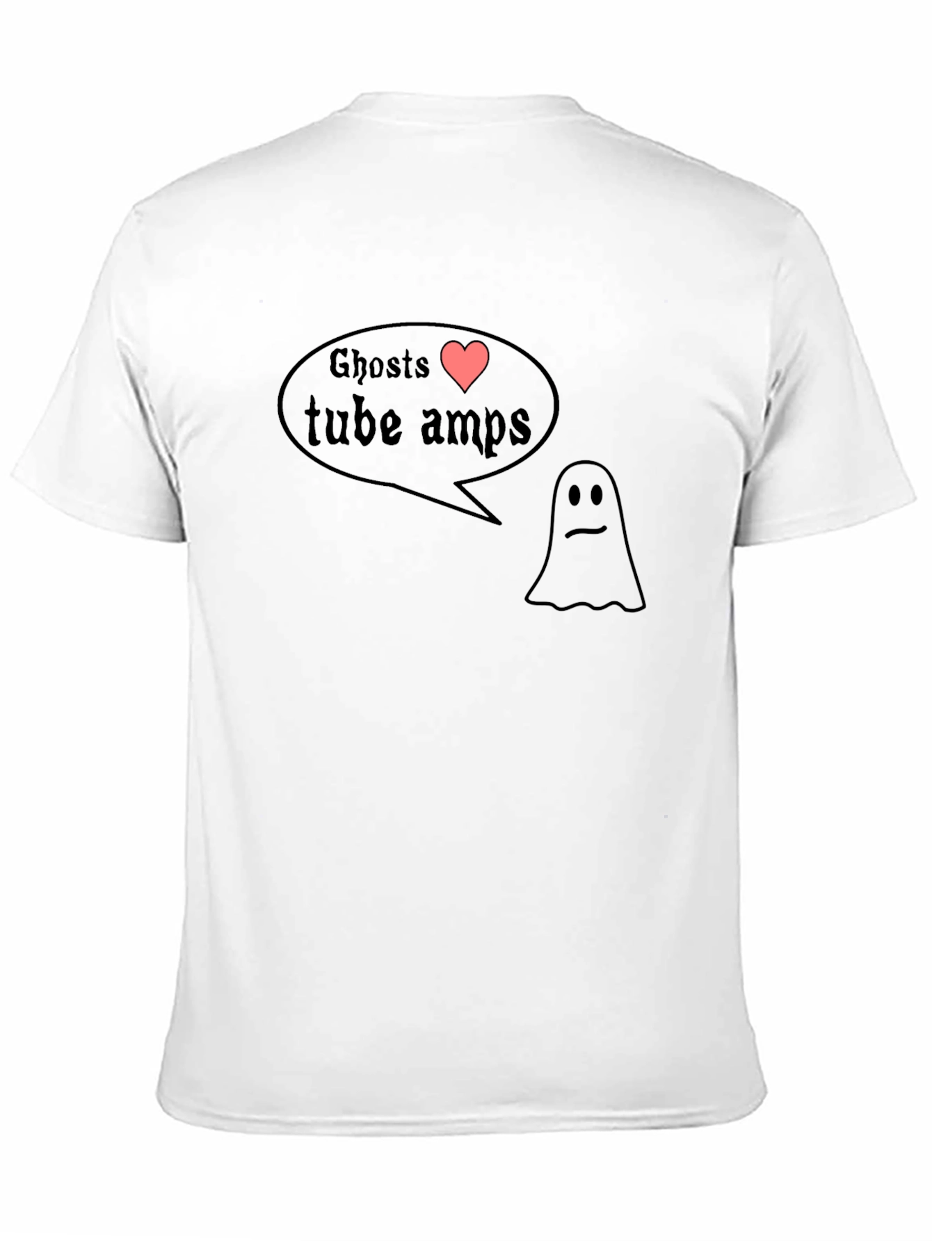 Ghosts Love Tube Amps Graphic T-Shirt