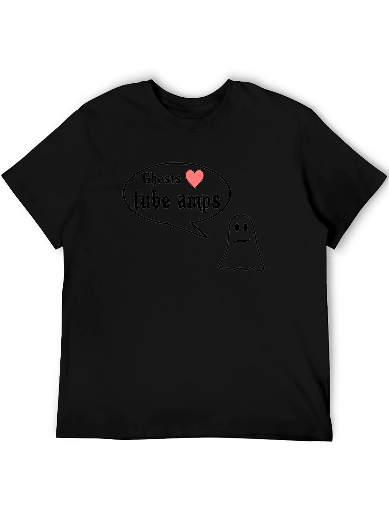 Ghosts Love Tube Amps Graphic T-Shirt